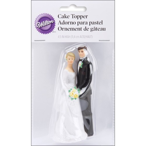 美國惠爾通wilton新郎 新娘 絕版人偶 -Wilton" Wedding Cake Topper   {our day wedding couples}人偶 翻糖蛋糕裝飾 結婚蛋糕裝飾人偶202-409