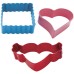 Wilton 美國惠爾通餅乾模 情書/愛心/天使心3件組HEARTS A FLUTTER COOKIE CUTTER SET 現貨2組 Wilton 美國惠爾通餅乾模 情書/愛心/天使心3件組HEARTS A FLUTTER COOKIE CUTTER SET 現貨2組