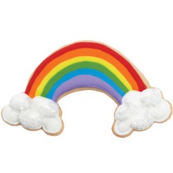 美國惠爾通wilton 幸運餅乾切模３件組　　幸運草／彩虹雲／幸運寶盆